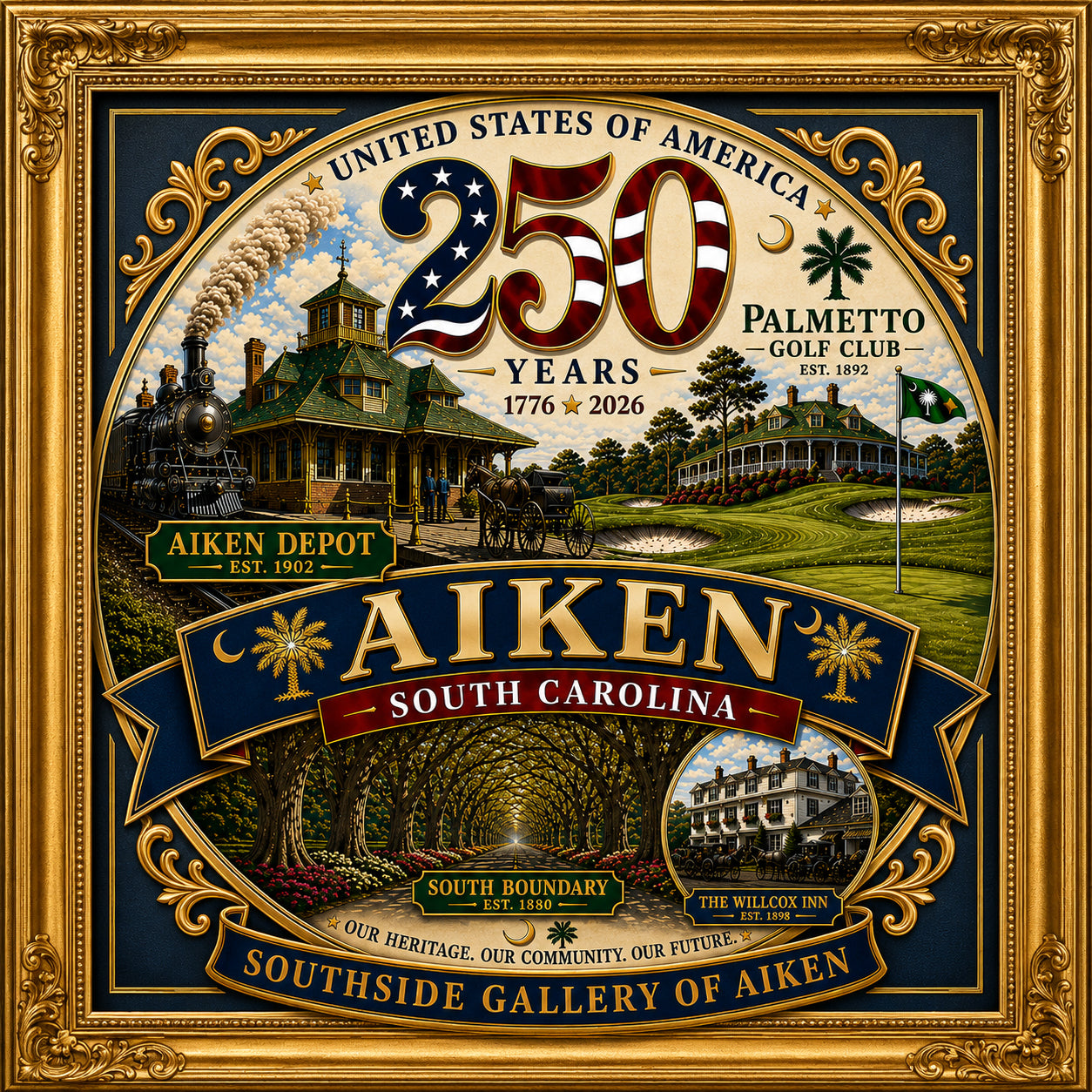250th Anniversary Key Chain